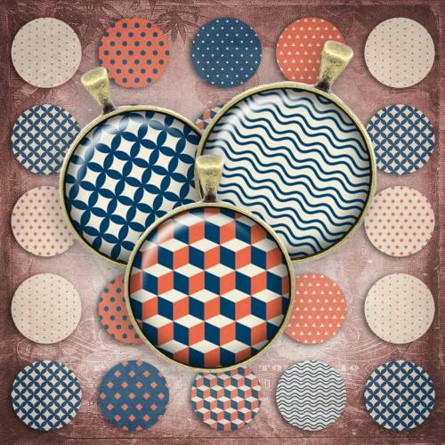 008 - Cabochon Vorlagen, 25mm 18mm 14mm 12mm, rund, Cabochon Motive, Bottle Cap images