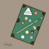 Geburtstagskarte Pool-Billard Herrenkarte Snooker personalisierbar Bild 4