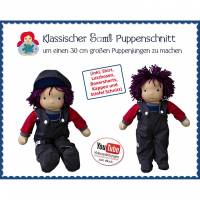 30 cm Puppenjunge Waldorfpuppe selber machen • Schnitt & Anleitung PDF | Sami Dolls eBooks Bild 1
