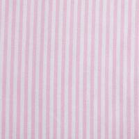 9,80 Euro/m Baumwolle Caravell,Streifen, rosa- weiß, 1mm Bild 1