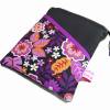 eReader Tasche eBook Reader Tablet Lila Flower schwarz orange, personalisierbar, Maßanfertigung bis max. 10,9 Zoll Bild 4