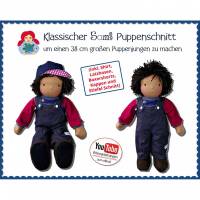 38 cm Puppenjunge Waldorfpuppe selber machen • Schnitt & Anleitung PDF | Sami Dolls eBooks Bild 1