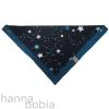 Halstuch im Doppellagenlook mit Sternen auf dunkelblau Bild 2