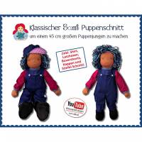 45 cm Puppenjunge Waldorfpuppe selber machen • Schnitt & Anleitung PDF | Sami Dolls eBooks Bild 1