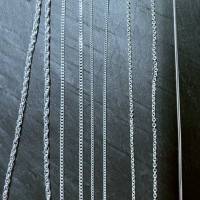 Kette Collier aus 925 Silber in verschiedenen Längen und Mustern Bild 2