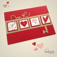 Grußkarte Valentinstag Hochzeit Verlobung Liebe Love Glückwunschkarte zum Geburtstag Bild 1