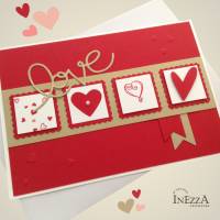 Grußkarte Valentinstag Hochzeit Verlobung Liebe Love Glückwunschkarte zum Geburtstag Bild 2