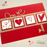 Grußkarte Valentinstag Hochzeit Verlobung Liebe Love Glückwunschkarte zum Geburtstag Bild 4