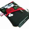 eReader Tasche eBook Reader Tablet Hülle Skulls N' Roses schwarz rot weiß, personalisierbar, Maßanfertigung Bild 4