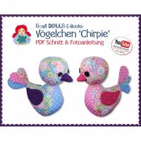 Vögelchen 'Chirpie' • Schnitt & Anleitung PDF | Sami Dolls eBooks Bild 1