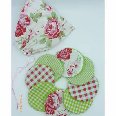 8 Abschminkpads Kosmetikpads Wattepads wiederverwertbar Make up Entferner Pads Auswahl zero waste Geschenk 