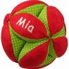 personalisierter Greifball mit Rassel, grün Bild 2