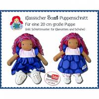 20 cm Puppenmädchen Waldorfpuppe selber machen • Schnitt & Anleitung PDF | Sami Dolls eBooks Bild 1