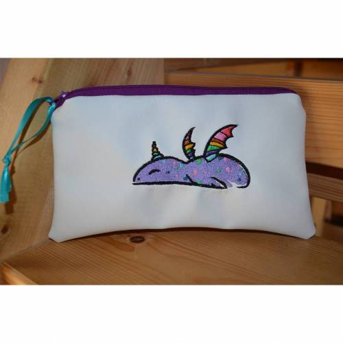 Federmäppchen Stiftetasche Kramtasche bestickt