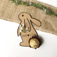 Druckvorlage Ostern - Tischdeko - Gastgeschenk - Osterhase - Mitbringsel - Geschenkidee - Ostergeschenk Bild 1