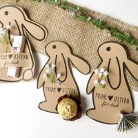 Druckvorlage Ostern - Tischdeko - Gastgeschenk - Osterhase - Mitbringsel - Geschenkidee - Ostergeschenk Bild 3