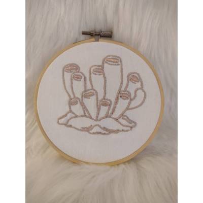 Stickdatei - Koralle Cora - Meereswelt - 2 Größen