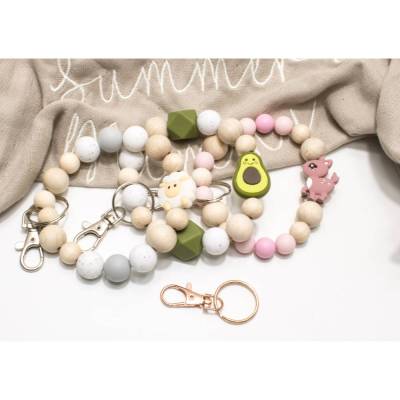 Schlüsselarmband Schlüsselanhänger Armband Schlüssel Armband Geschenk Frau Farbwahl Anhänger