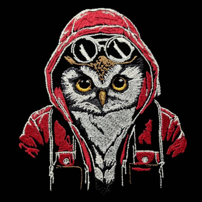 Eule cool Color Lichteffekt 12-14x18cm