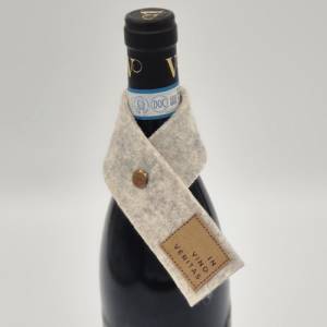 Tropfenfänger Flasche hellmeliert, stoppt Weinflecken, Weingeschenk, Geschenk Weinliebhaber, Weintrinker, Gastgeschenk,