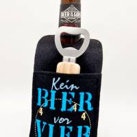 Stickdatei Flaschenöffner Tasche ITH – Bier stilvoll verschenken Bild 1