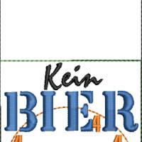 Stickdatei Flaschenöffner Tasche ITH – Bier stilvoll verschenken Bild 3