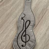 Stickdatei Notenschlüssel Gitarre - 2 Größen Bild 4