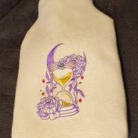 Stickdatei - Zeit hat nur die Ewigkeit - 3 Größen Sanduhr Bild 4