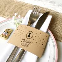 Druckvorlage Ostern - Banderole - Serviette - Tischdeko - für Besteck - Mitbringsel - Geschenkidee - Ostergeschenk Bild 9