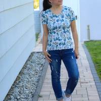 Ebook PDF Schnittmuster Damen BASIC Shirt Nr.1 Rundhals  Gr. 32-56 + gratis Plott Bild 3