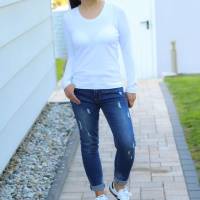 Ebook PDF Schnittmuster Damen BASIC Shirt Nr.1 Rundhals  Gr. 32-56 + gratis Plott Bild 5