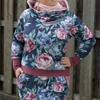 Ebook PDF Schnittmuster Damen  Hoodie/Hoodiekleid JULIETA 34-52 + Kragen Add on, Beamerdatei, Großformat und A4 in Bild 8