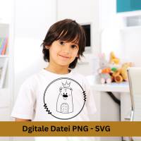 Plotterdatei-Bär-Digitale Datei-Sofort Download-SVG und PNG- Digitaler Download -Geschenkidee Bild 3