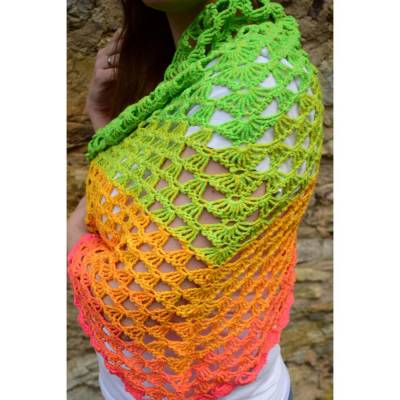 Häkelanleitung Dreieckstuch 