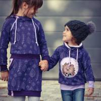Ebook PDF Schnittmuster Kinder Hoodie/Hoodiekleid mini JULIETA 86/92-158/164 Bild 6