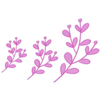 Stickdatei Spitzenblume, Spitzenimitation in drei Größen