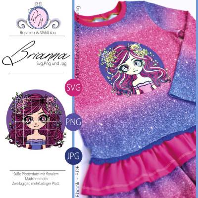 Plotterdatei Brianna Svg,Png,Jpg