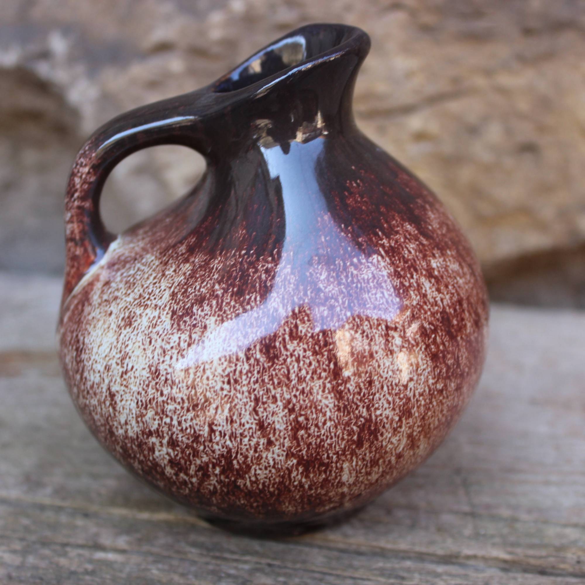 kleine Vase Krug Studiokeramik Keramik 60er Jahre DDR 