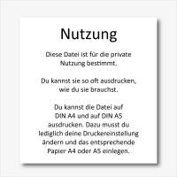 Vorlage Blutdrucktagebuch Blutdruck-Tabelle Blutdruckwerte Protokoll PDF ausdrucken, Katzen blau Bild 3