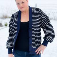 Ebook PDF Schnittmuster Damen Oversize Cardigan OBEREGGEN Gr. 32-56 Bild 5