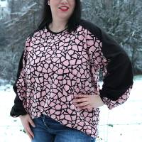 Pulli Carlotta – PDF Schnittmuster für einen stylischen & bequemen Pullover mit Kragen oder Halsbündchen Bild 3