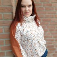 Pulli Carlotta – PDF Schnittmuster für einen stylischen & bequemen Pullover mit Kragen oder Halsbündchen Bild 4