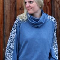 Pulli Carlotta – PDF Schnittmuster für einen stylischen & bequemen Pullover mit Kragen oder Halsbündchen Bild 6