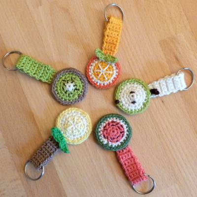 Häkelanleitung Schlüsselanhänger 