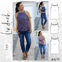 Ebook PDF Schnittmuster Damen Top LINDACH Gr. 32-54 Bild 1