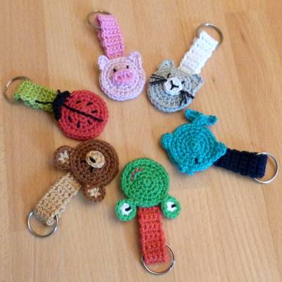Häkelanleitung Schlüsselanhänger 