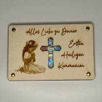 Elegante Geldgeschenkkarte zur Kommunion – Ein besonderes Geschenk für den großen Tag!  SVG, JPG, PNG Datei Bild 2