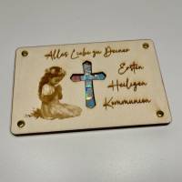 Elegante Geldgeschenkkarte zur Kommunion – Ein besonderes Geschenk für den großen Tag!  SVG, JPG, PNG Datei Bild 4