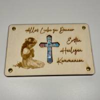 Elegante Geldgeschenkkarte zur Kommunion – Ein besonderes Geschenk für den großen Tag!  SVG, JPG, PNG Datei Bild 6