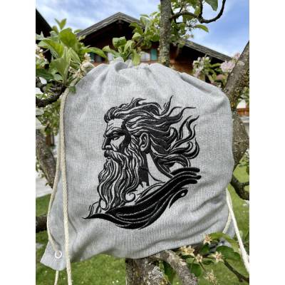 Stickdatei - Poseidon - 2 Größen